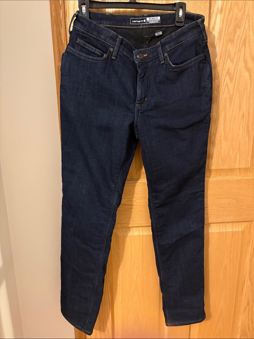 Carhartt Relaxed Fit Rugged Flex Lined Jeans - Black